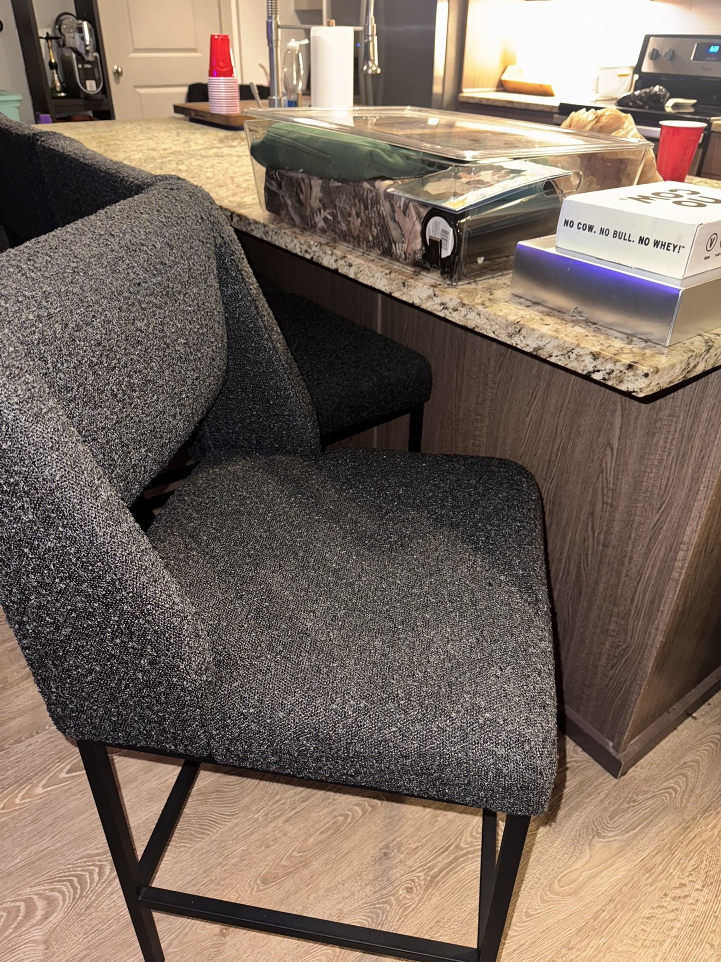 4 Wide Seat Barstools