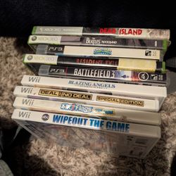 Stack Of Assorted Games
