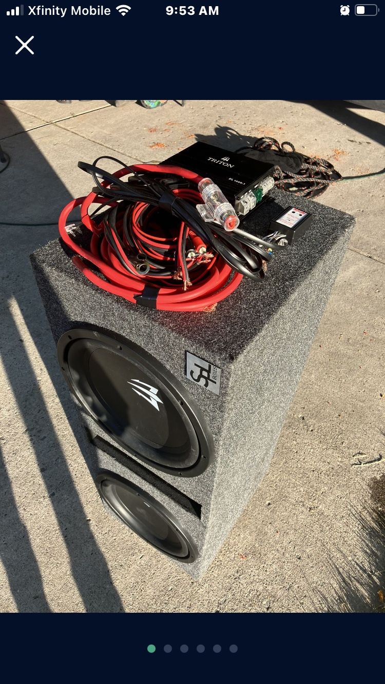 Brand New Sound System 2 12s 750w Each