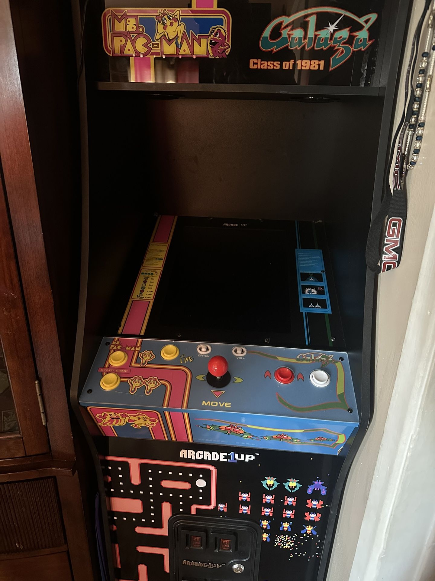 Arcade1Up Ms. PAC-MAN & GALAGA Class of '81 Deluxe Arcade Game