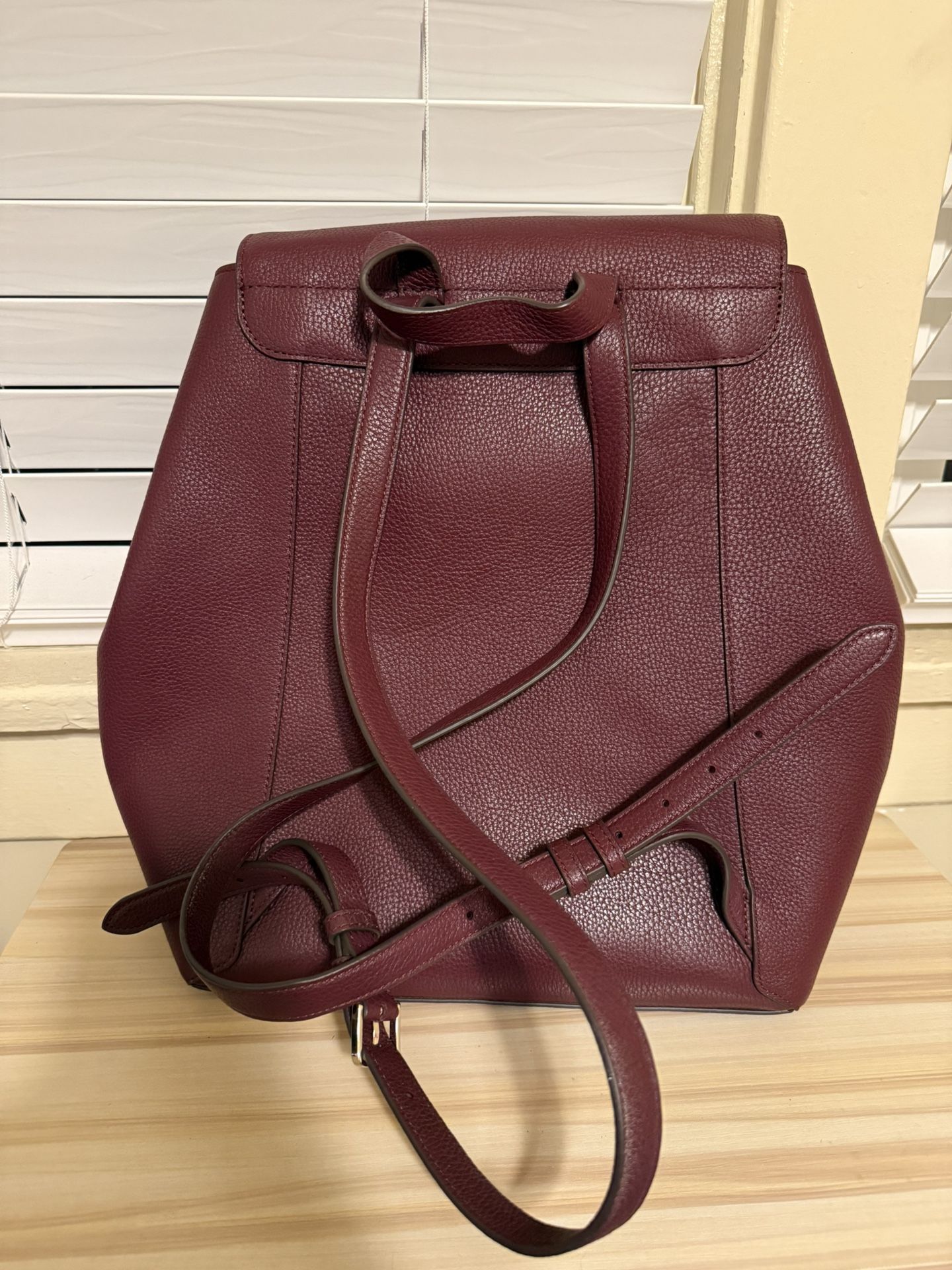 Kate Spade Leather Backpack Burgundy Kate Spade New York Leather Backpack - Burgundy Backpacks  main image 2