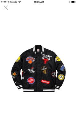 Supreme Nike/NBA Warm Up Jacket Black Size XL