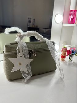 Aesthetic Mini Bag (green/ white)