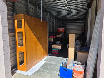 FREE! King Size Captains bed with locker storage, handmade oak