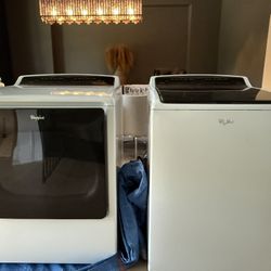 Whirlpool HE Washer + Dryer