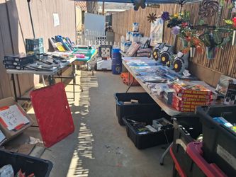 Backyard sale