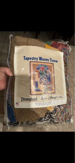 Disney beauty and the beast tapestry blanket