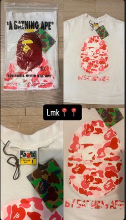 A Bathing Ape BAPE Camo Ape Head Tee
