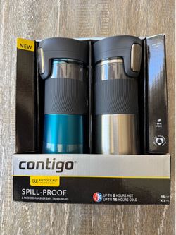 Contigo water bottle 16 oz 2 sets per box
