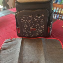 New Disney Mickey Mouse Back Pack Diaper Bag