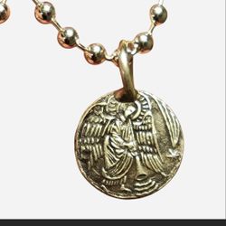 .999 Fine Solid Silver angel Amulet  / Charm / Pendant 15mm #angelic
#silver #Charm #silverjewellery #angle 

1.10g in weight

soldered bail for extra