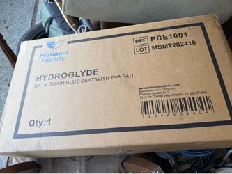 Hydroglyde shower chair and extension kit