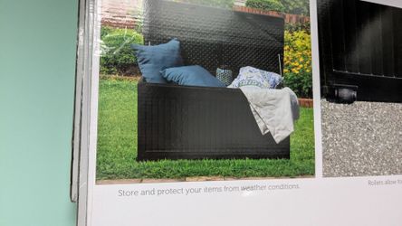 Brand new 71 gallon deck box