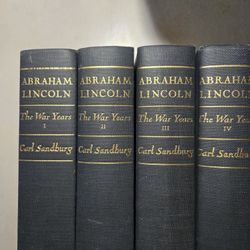 Vintage Abraham Lincoln The War Years 4 Book Series 75.00 