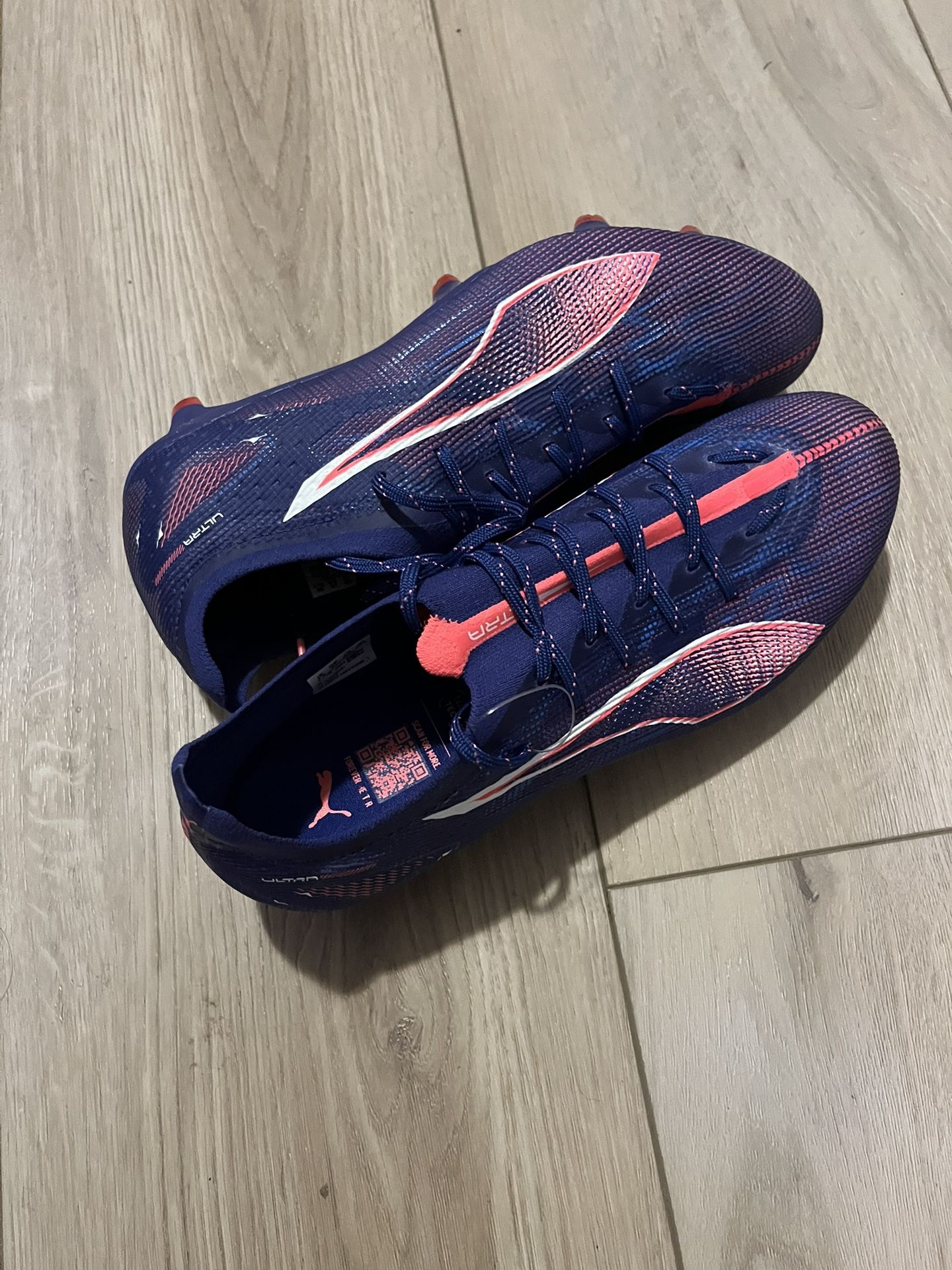 Puma Ultra Ultimate FG/AG Soccer Cleats - Navy/Red - Size 8 1/2- Brand New