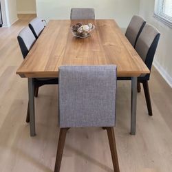 Light Brown Dining Table 