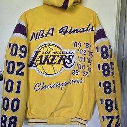  Lakers Championship G-III Hoodie Jacket by Carl Banks (Men’s Small, Unworn)