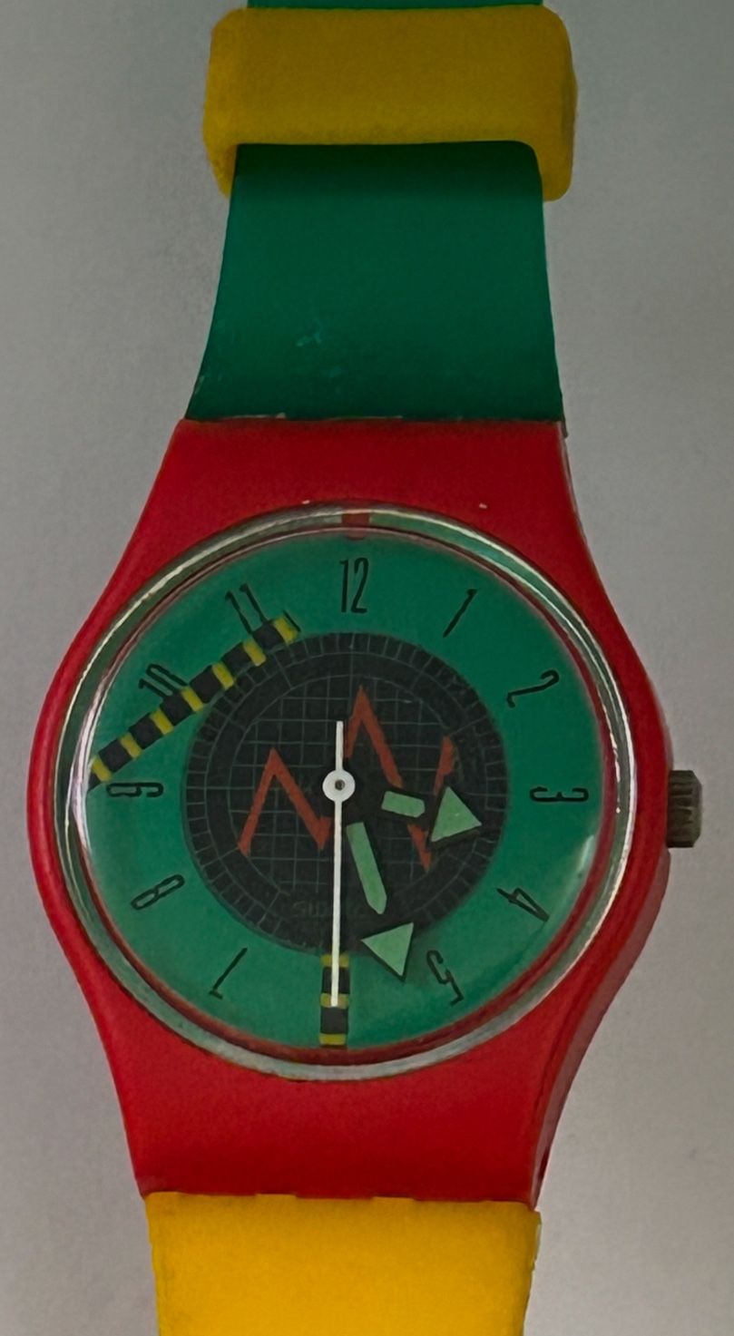 Rare Vintage  Radar LR106 1986 Red Green Yellow Jelly Retro 