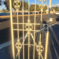 Door Gate Solid Metal Door 80" Tall By 36"For Security Make A Resonble Offer