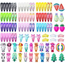 Girls snap hair clips - New