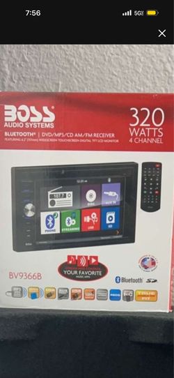 Boss double din radio