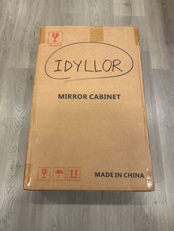 New Idyllor medicine cabinet 15x24 recessed/surface mount
