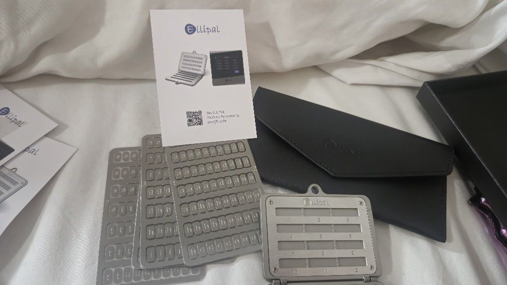 BRAND NEW ELLIPAL Crypto Seed Phrase Backup Metal Seed Phrase Storage Wallet