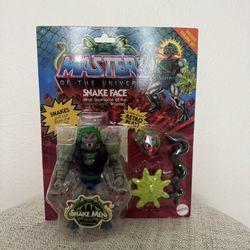 MOTU Snake Face Action Figure 