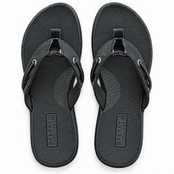 Sperry Top-Sider Women’s Black Flip-Flop Sandals — Size: 9