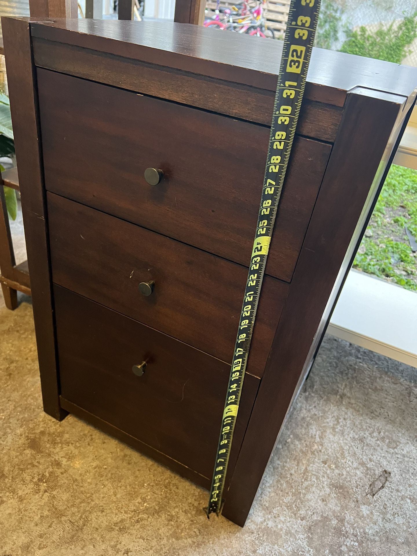 Beautiful Solid Wood Filing Cabinet Or Chest 