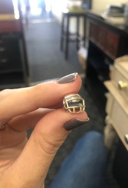 PANDORA jewelry 14karat gold sterling silver helmet charm