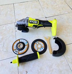 RYOBI 18V HP Brushless Angle Grinder