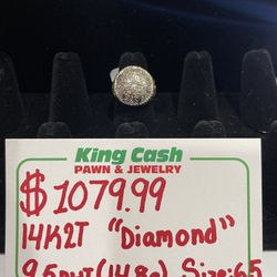 GENTLEMAN DIAMOND RING 14KT YG 