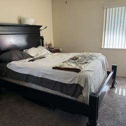 Mattress, Bed Frame, 2 Dressers FREE