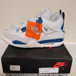 Deadstock Jordan Retro 4 Military Blue  Sz11 Comes With Original Receipt 