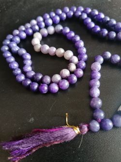 Agate Indian Mala, Necklace