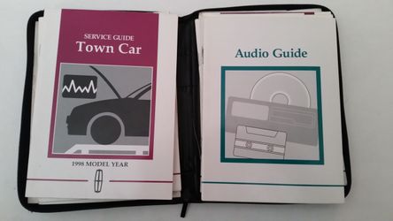1998 LINCOLN TOWN CAR MANUAL