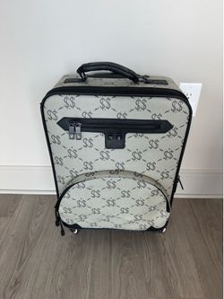Sprayground Money Print Hardshell Carry-On Spinner Suitcase
