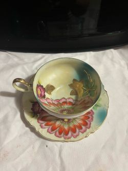 Cup with plate