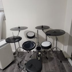 Tama True Touch Practice Drumset With Cymbals!!! Super Quiet & Effective!