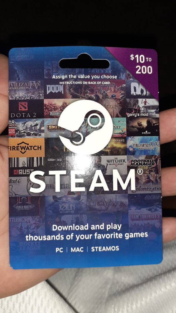 Steam card for PC or mac 50 in account for Sale in Houston, TX OfferUp