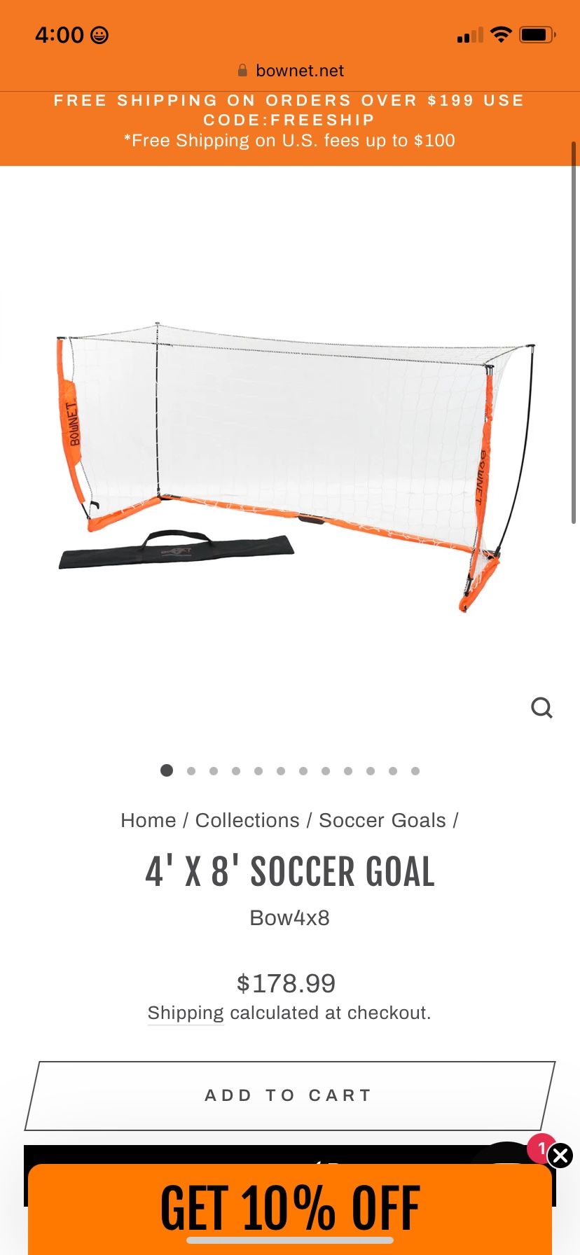 Soccer Goal-BOWNET