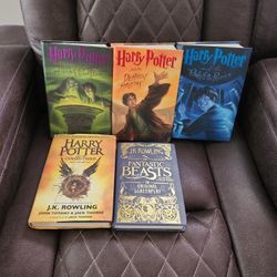 J K Rowling  Hardcover Collection Including HARRY POTTER  and Fantastic Beasts.