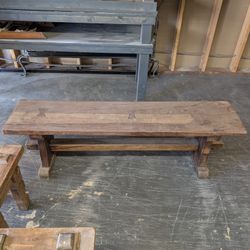 Vintage Style Colonial Indonesian Chairs+Bench