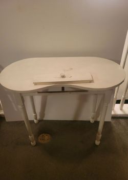 Vintage makeup table