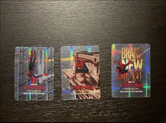 Spider Man Brand New Day Transparent Holo Cards Theater Exclusive Promo Card