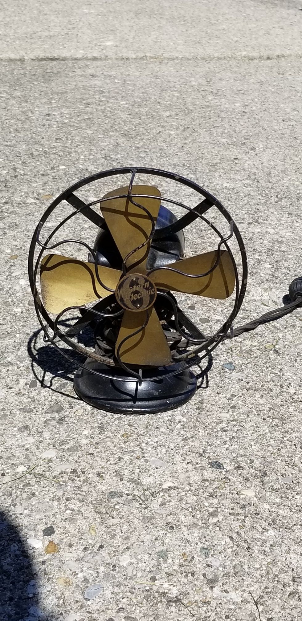 Western Electric antique fan