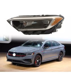 Left Full LED 2019-2023 Volkswagen VW Jetta SEL w/DRL Projector Headlight Assembly Driver Side Headlamp 