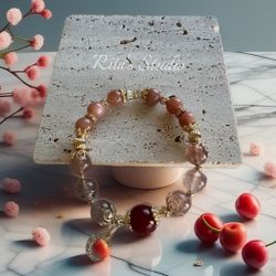 Brand New Hand Made Crystal Bracelet 029
