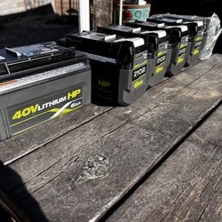 Ryobi OP40602VNM 40v 6Ah Lithium Battery Never Used 